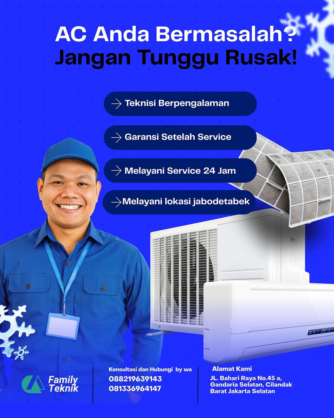 Flyer Layanan AC Family Teknik